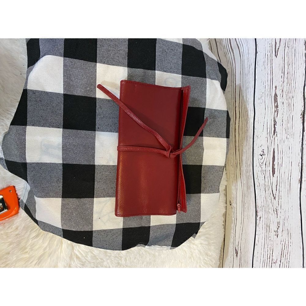 Red Jewelry Travel Roll 